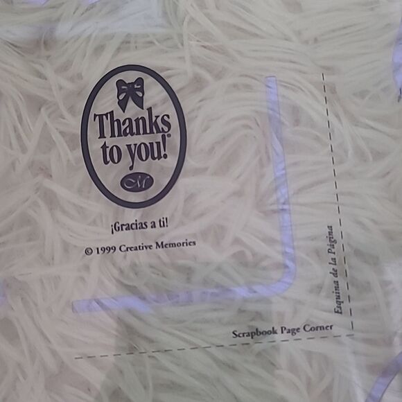 Creative Memories vintage 1999 borders yellow scrapbook accessory - Picture 7 of 9